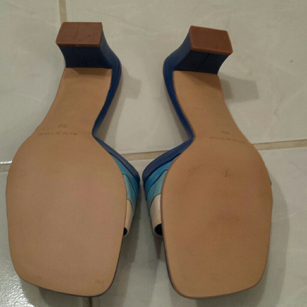TALBOT Shoes Blue Variations Size 8 Medium - Picture 3 of 6